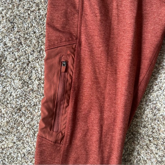 Old Navy active high rise leggings with pockets burnt orange women’s medium EUC - Picture 3 of 5